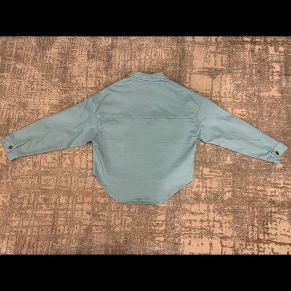 Brand new never worn blue shacket! Comparable to free people shacket. - Picture 3 of 4